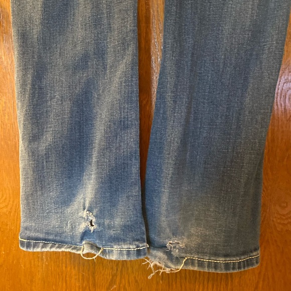 Miss me relaxed low rise bootcut jeans size 27 inseam 34 with rhinestone crosses - Picture 5 of 9